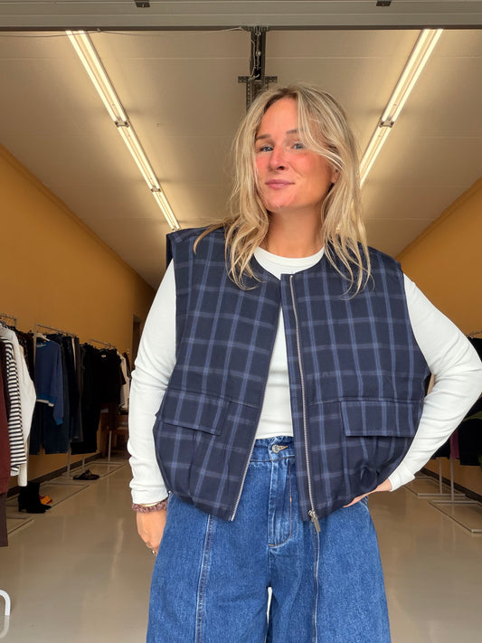 Kylie - ruiten waistcoat